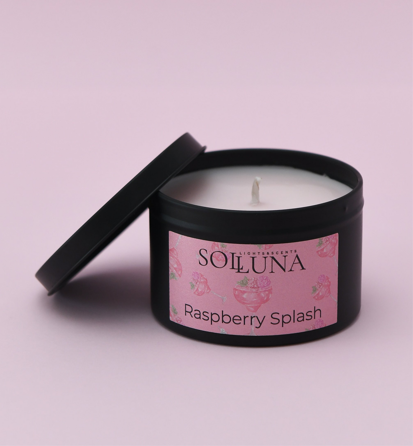 Candle tin Raspberry Splash