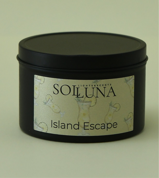 Candle tin Island Escape