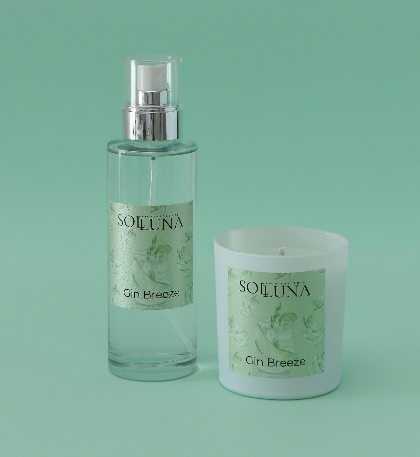 Candle jar Gin Breeze