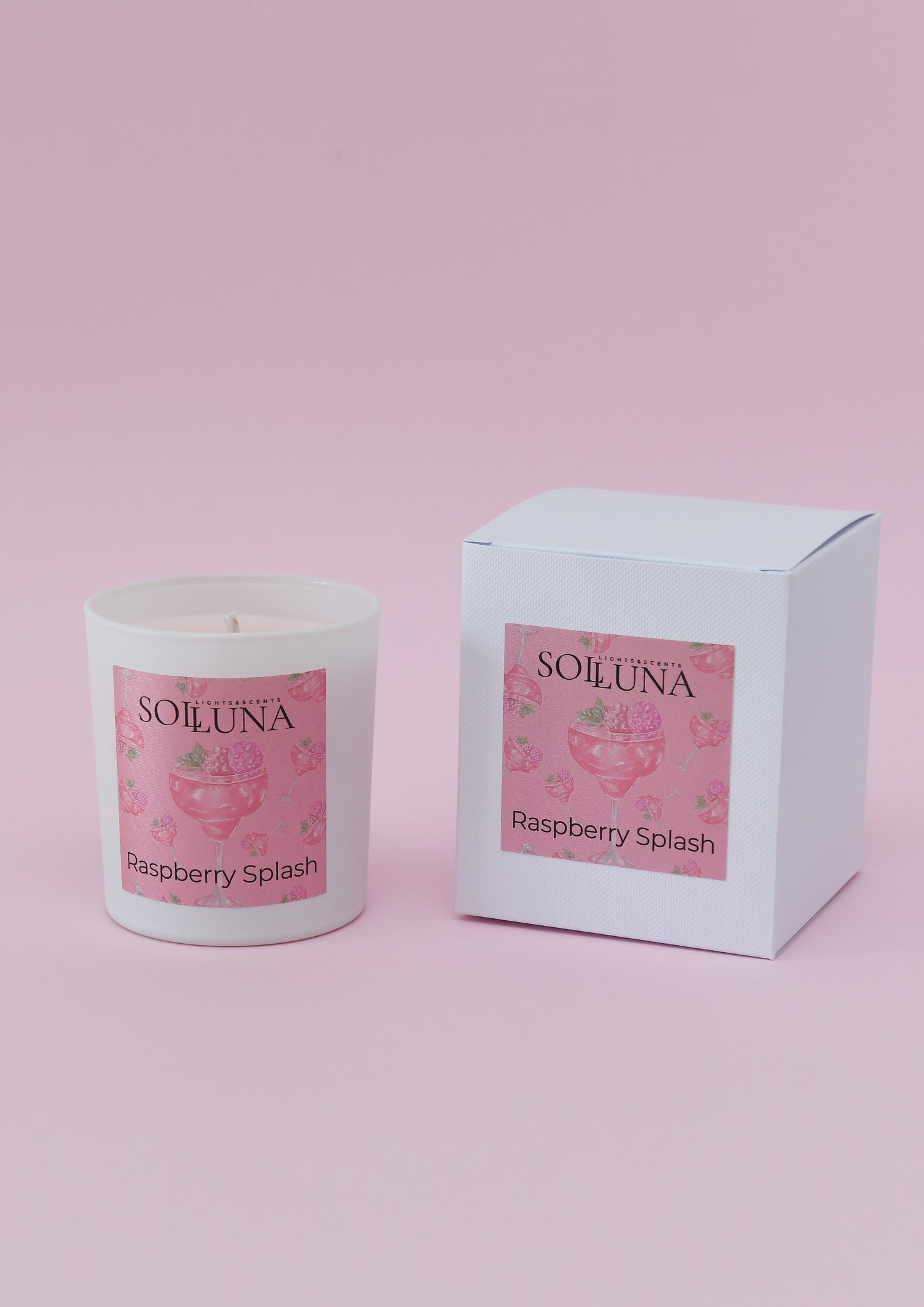 Candle jar Raspberry Splash