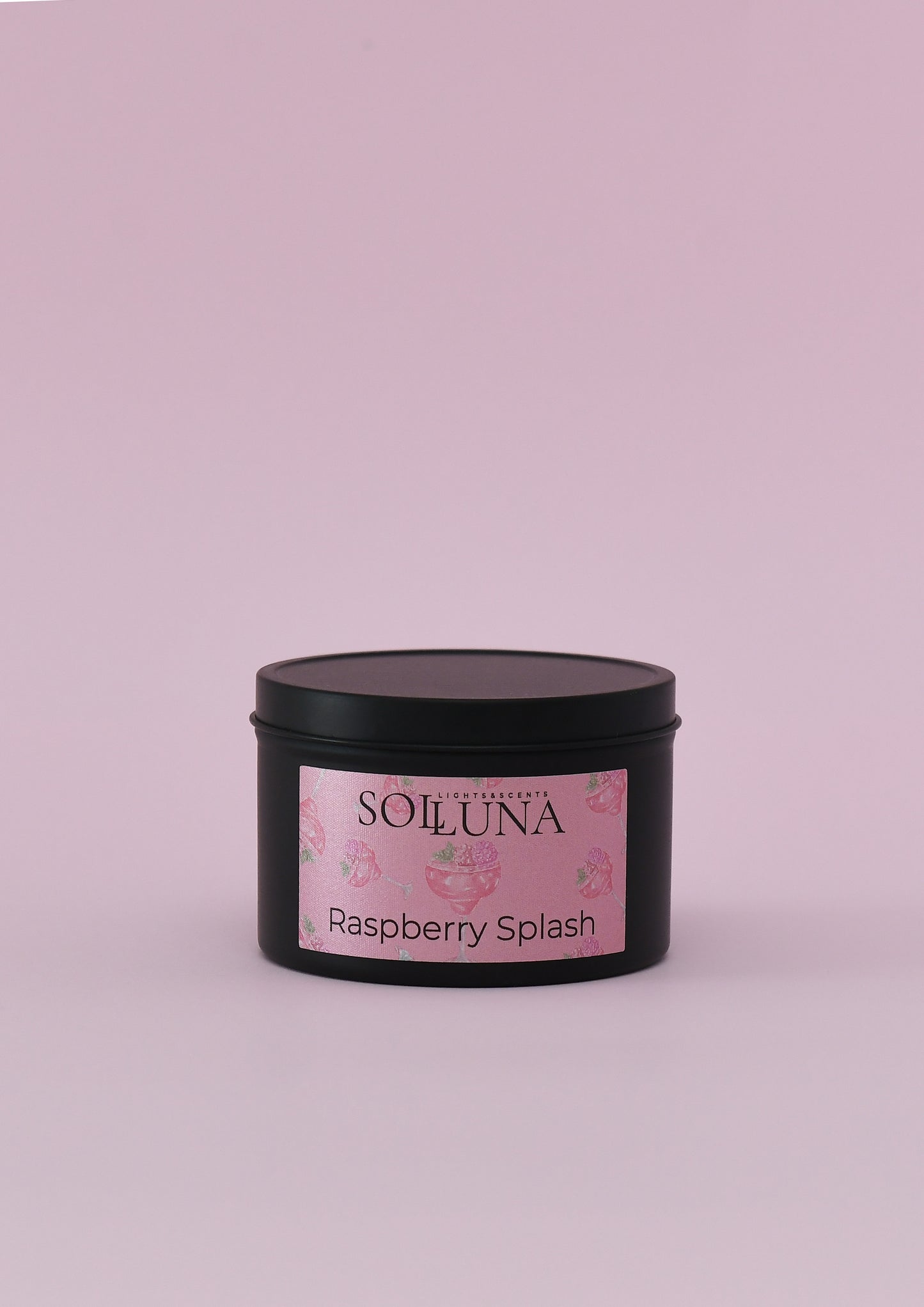 Candle tin Raspberry Splash
