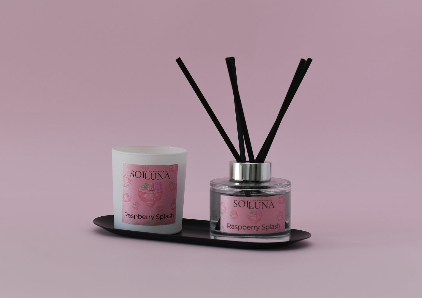 Candle jar Raspberry Splash