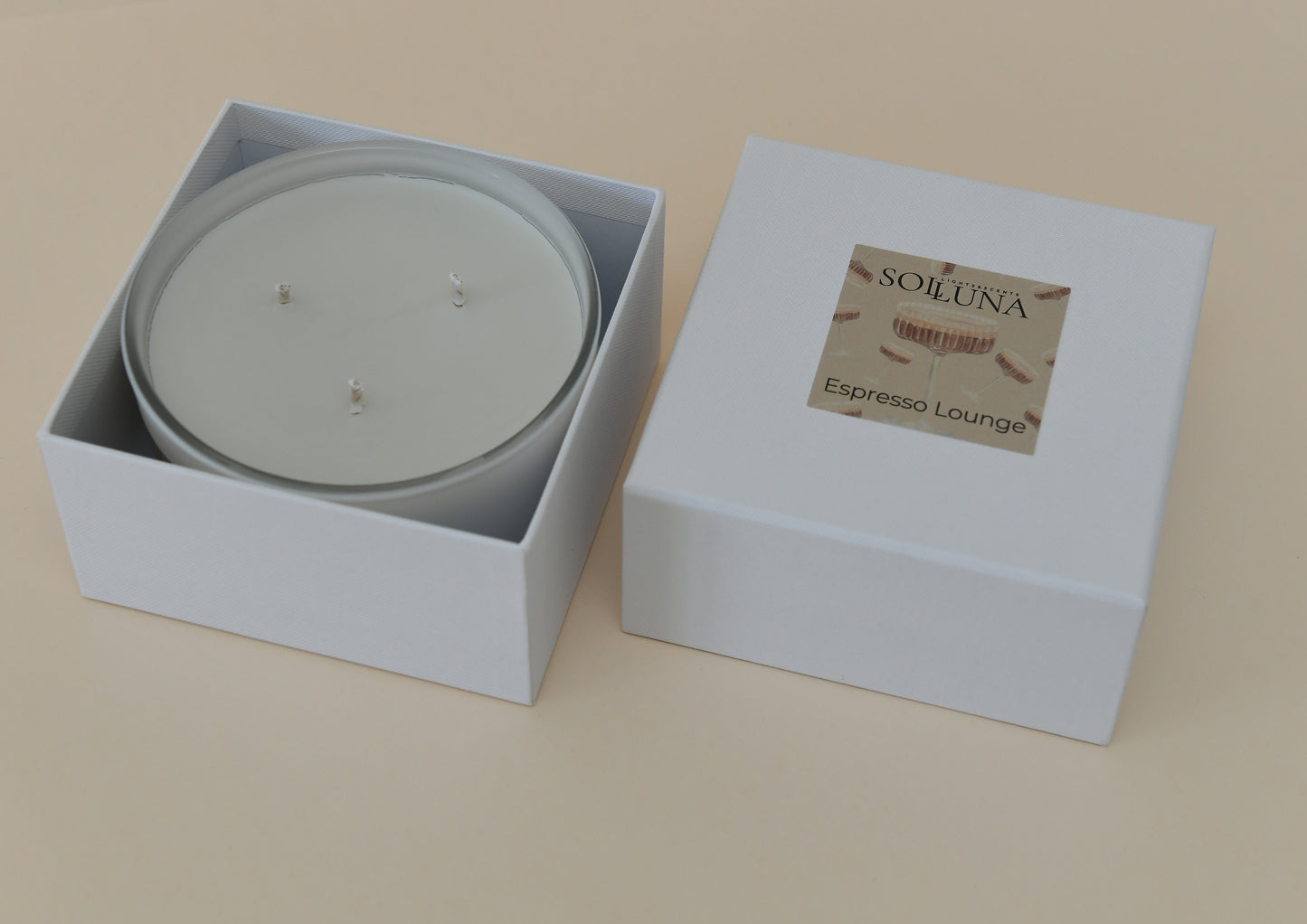 3-Wick Candle Espresso Lounge