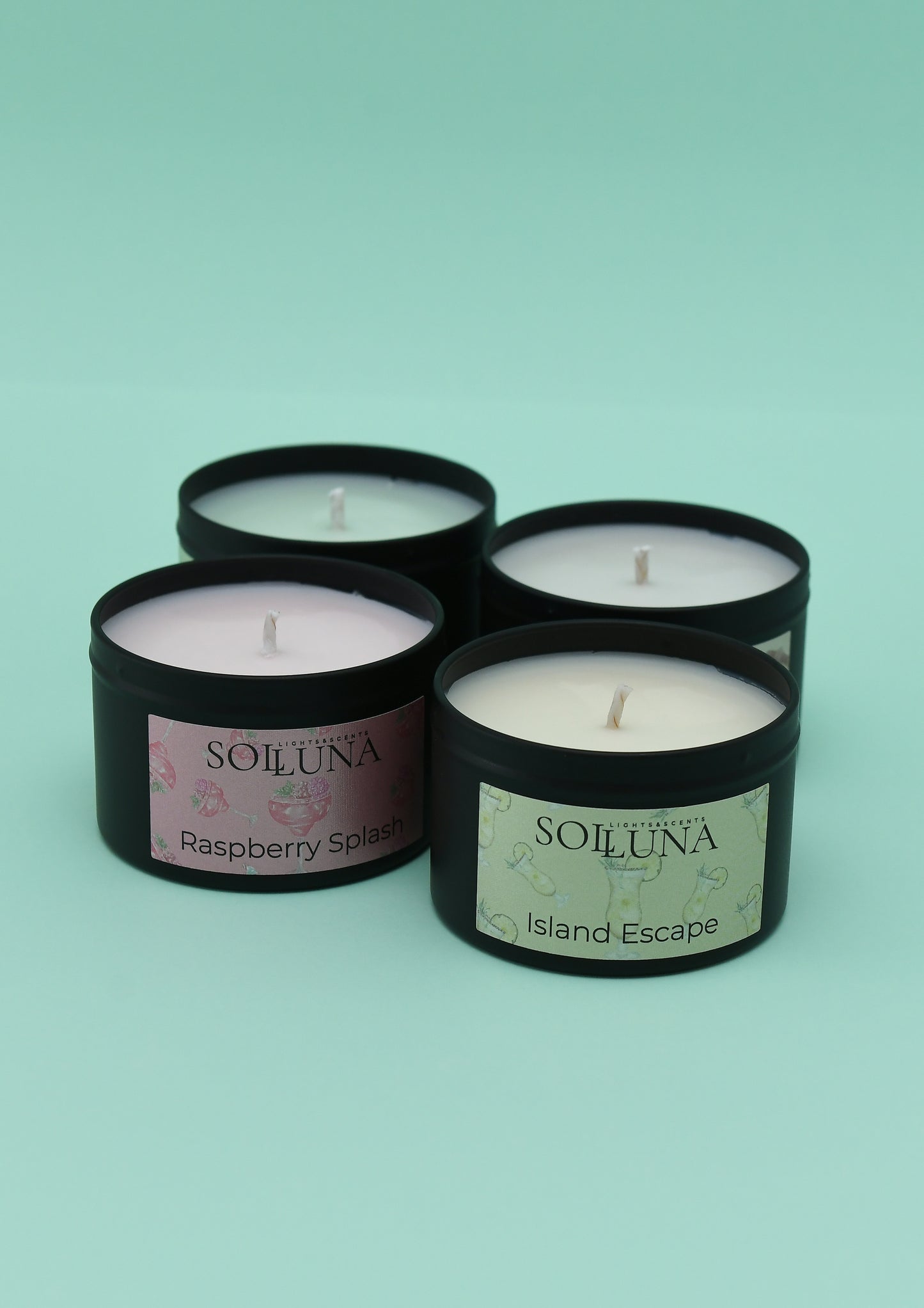 Candle tin Island Escape