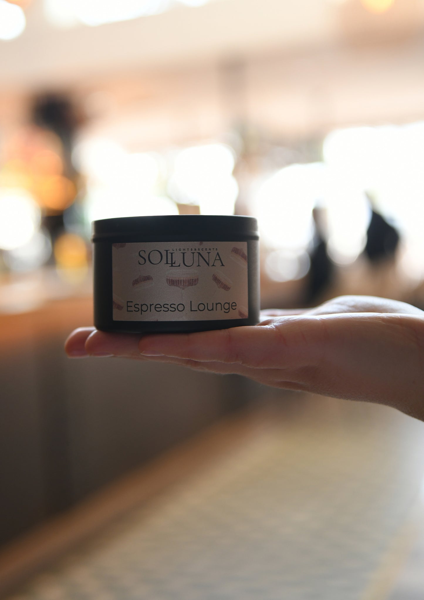 Candle tin Espresso Lounge