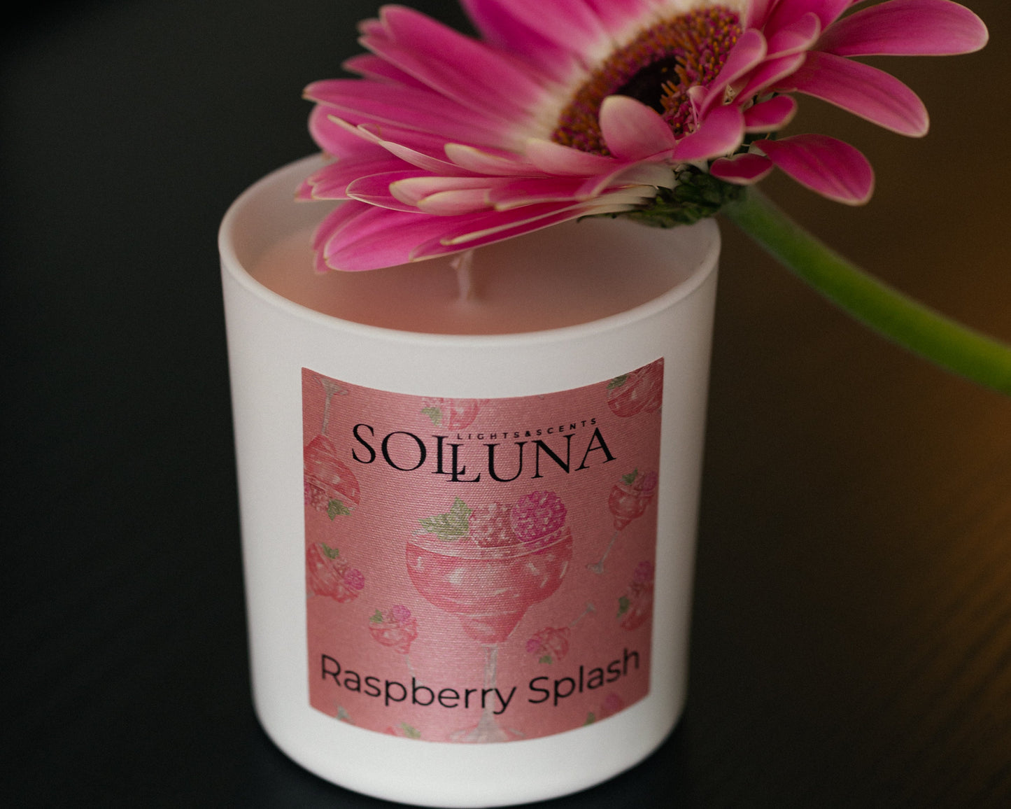 Candle jar Raspberry Splash