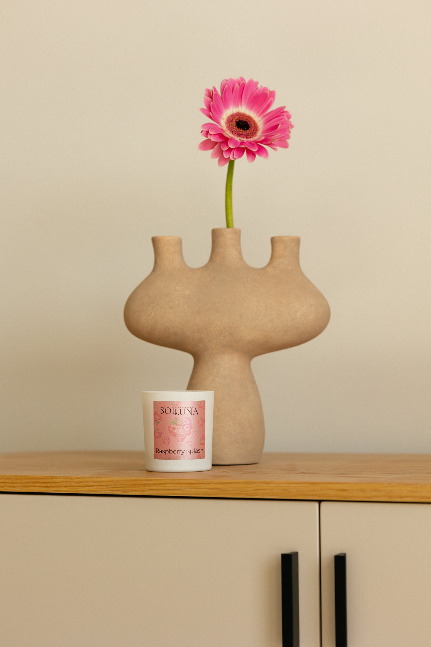 Candle jar Raspberry Splash