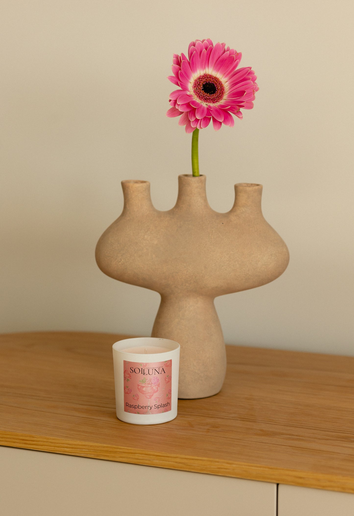 Candle jar Raspberry Splash