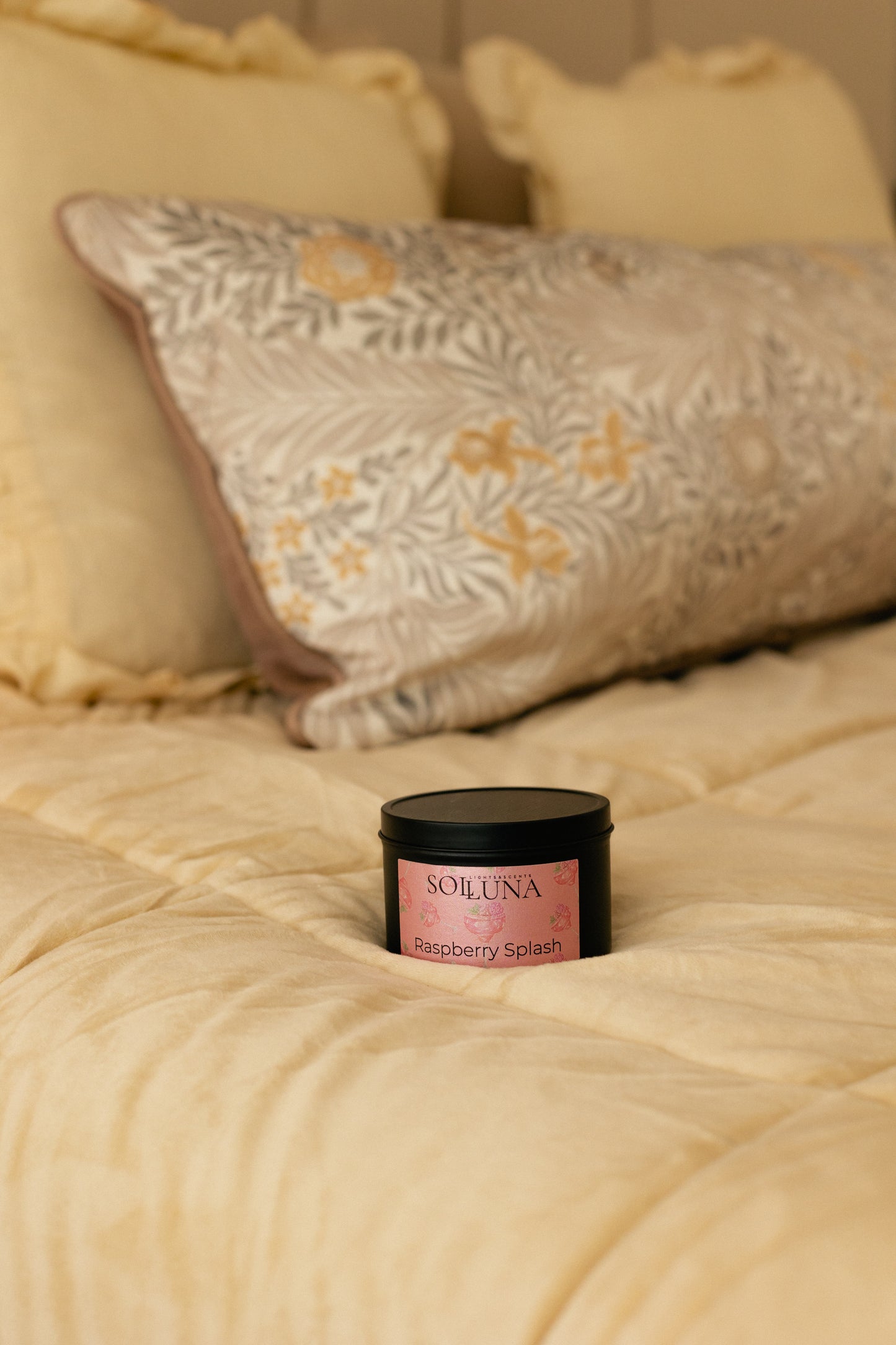Candle tin Raspberry Splash