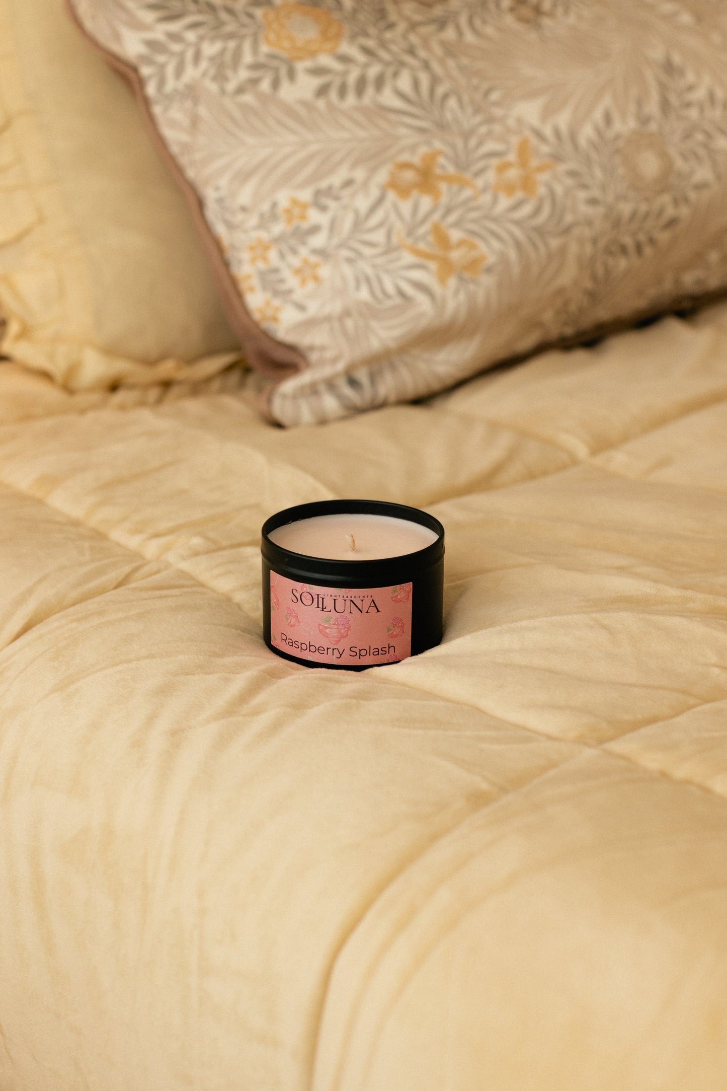 Candle tin Raspberry Splash
