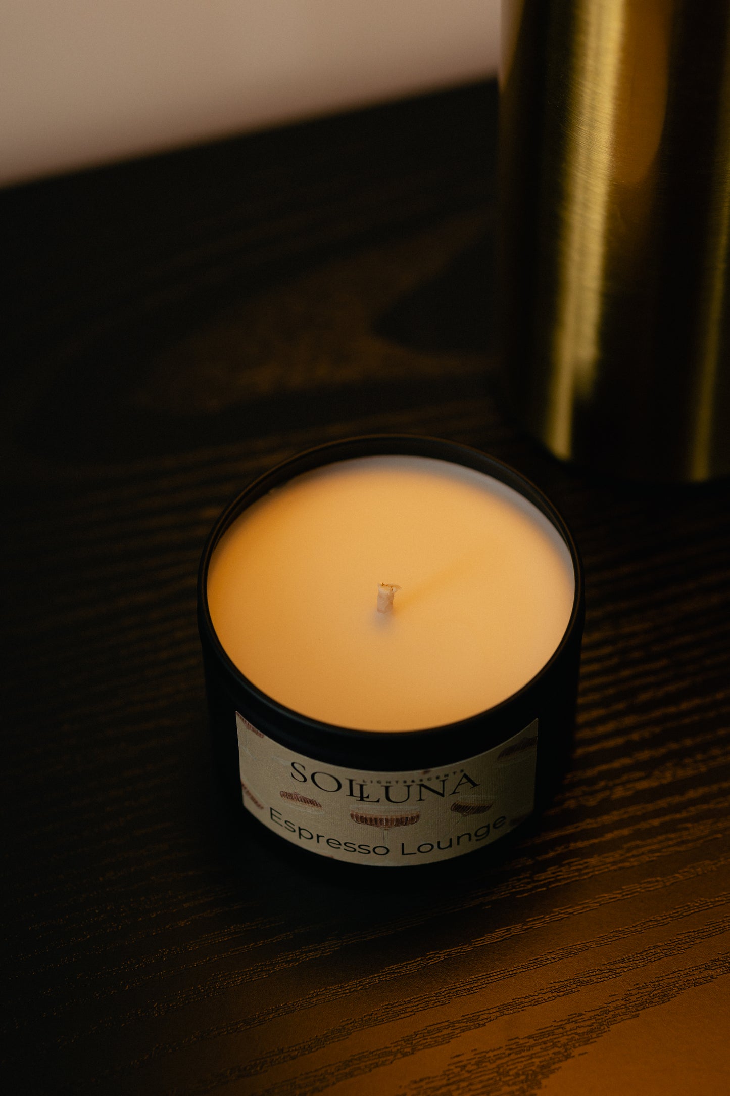 Candle tin Espresso Lounge
