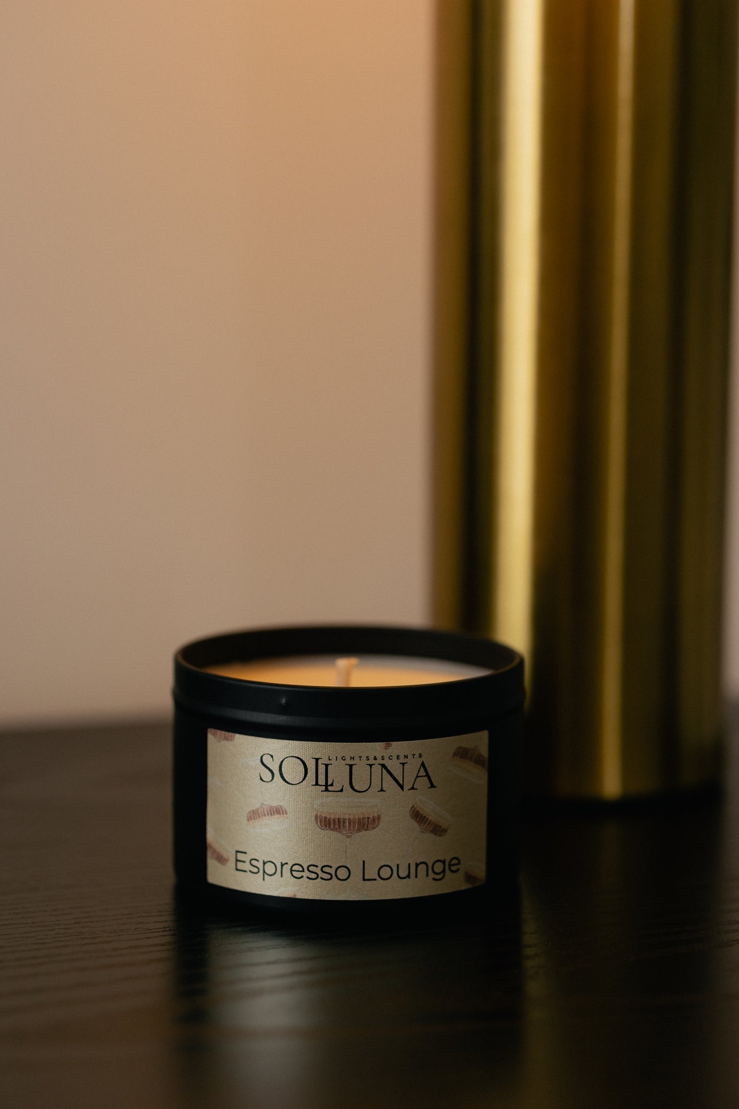Candle tin Espresso Lounge