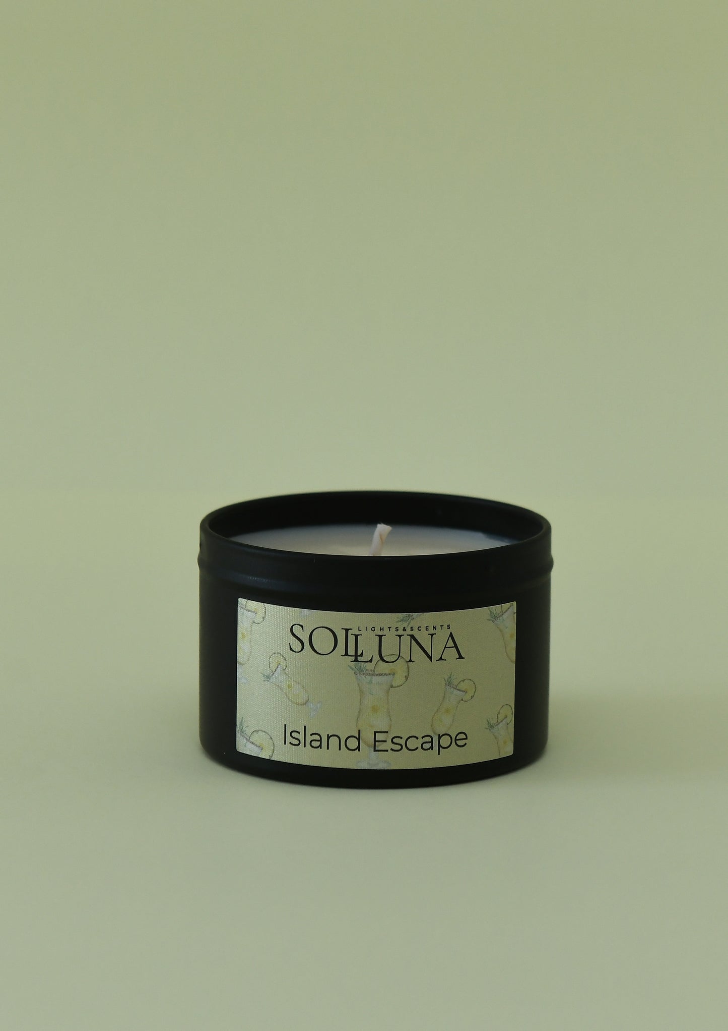 Candle tin Island Escape